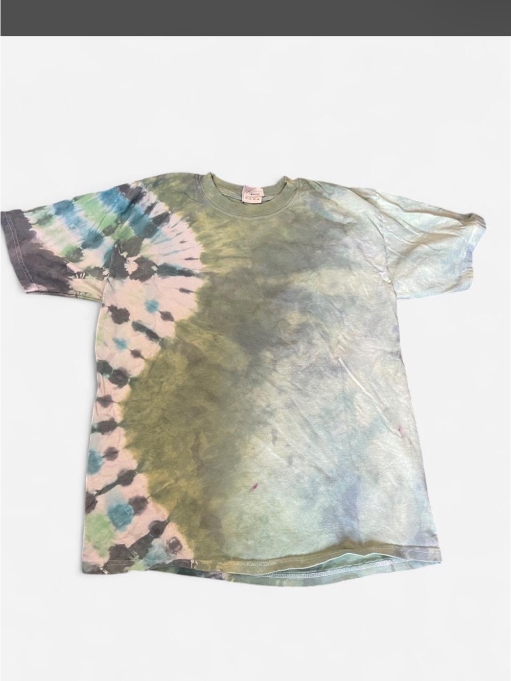 Tie-Dye Short Sleeve T-Shirt - Multi Green